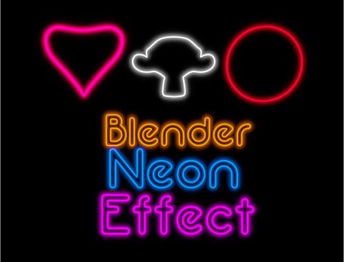 Neon Effect - Compositor preview image